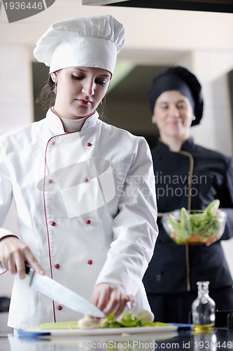 Image of chef preparing meal