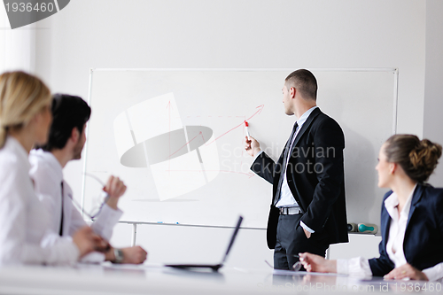 Image of business people in a meeting at office
