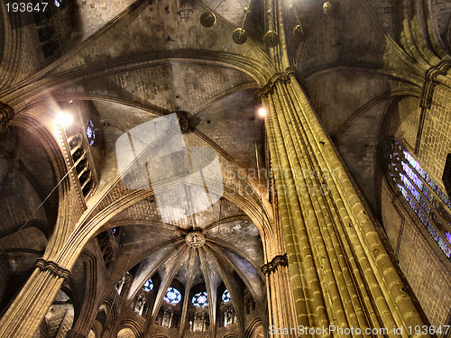 Image of Gothic cathedral in Barcelona