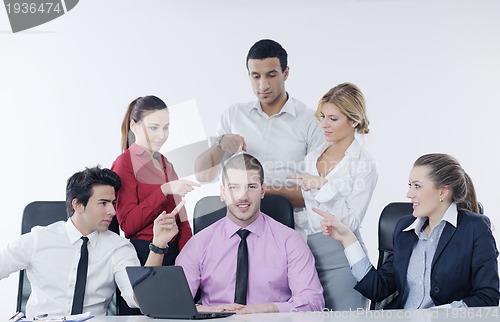 Image of business people group on meeting