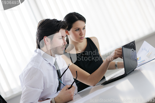 Image of business people in a meeting at office