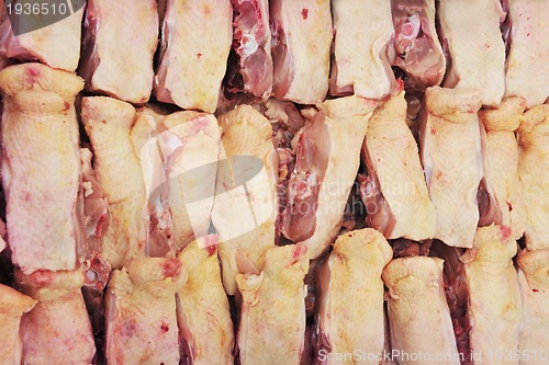 Image of raw meat background