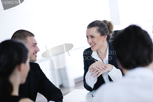Image of business people in a meeting at office