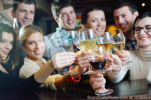 Image of Group of happy young people