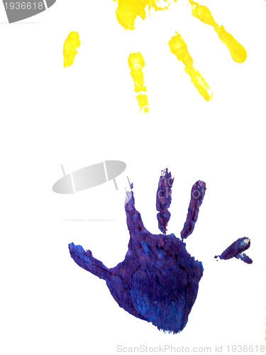 Image of hand print