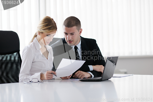 Image of business people in a meeting at office