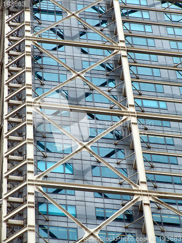 Image of Steel and glass skyscraper