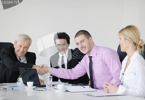 Image of business people group on meeting