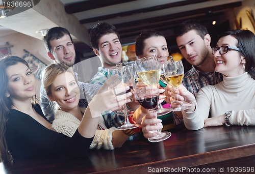 Image of Group of happy young people