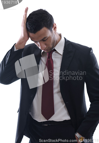 Image of depressed business man