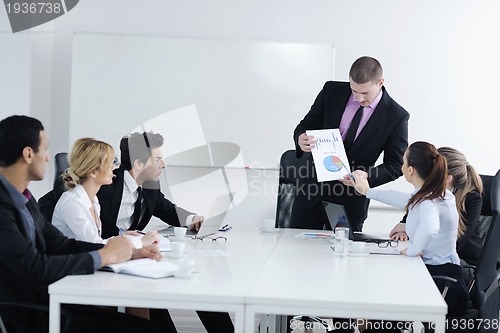 Image of business people group on meeting