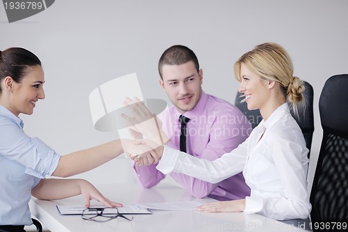 Image of business people group on meeting