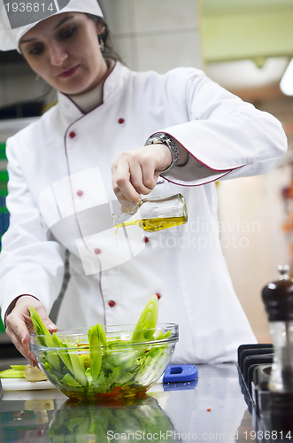 Image of chef preparing meal