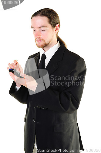 Image of Businessman with a smartphone