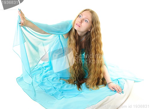 Image of Beautiful long haired girl 