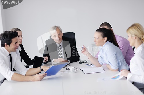 Image of business people group on meeting