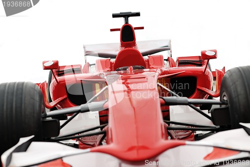 Image of red formel 1 model