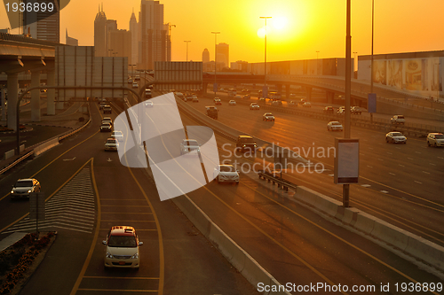 Image of city traffic