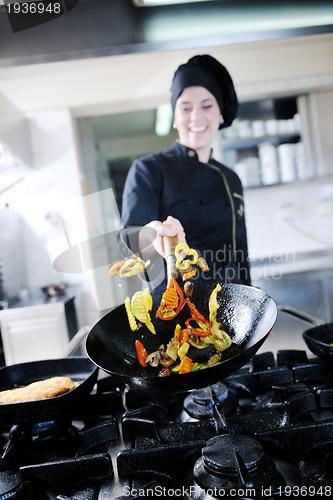 Image of chef preparing meal