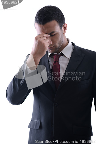 Image of depressed business man