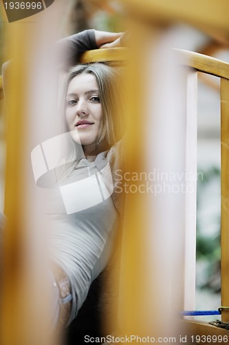 Image of portrait of a beautiful young woman