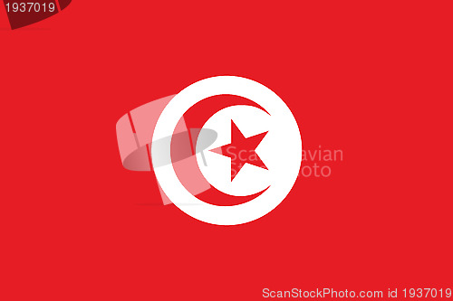 Image of Flag of Tunisia