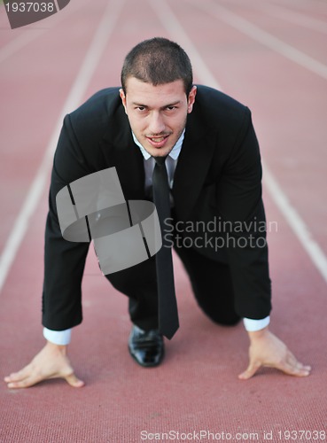 Image of business man in sport