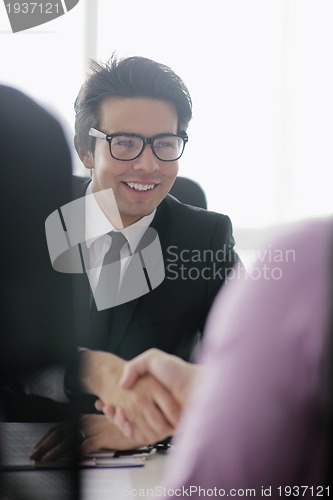 Image of business people group on meeting