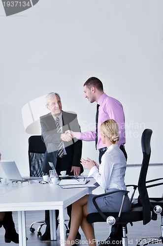 Image of business people group on meeting