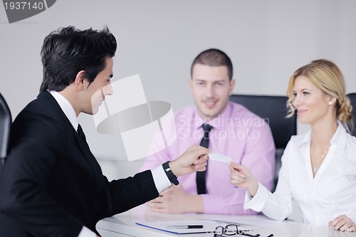Image of business people group on meeting