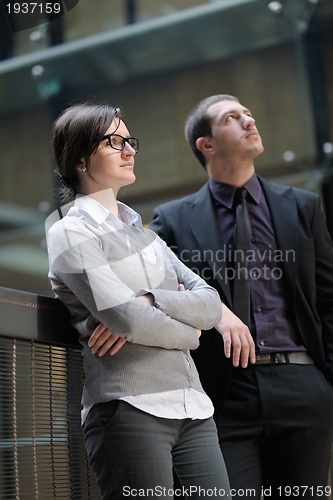 Image of business woman and business man