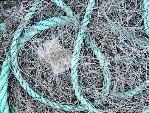 Image of Fishing net close-up