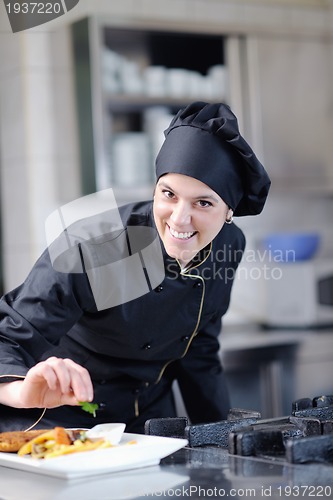 Image of chef preparing meal