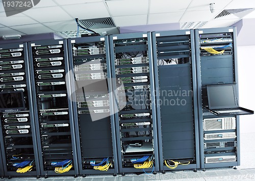 Image of network server room