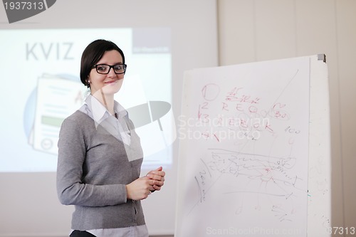 Image of business people group on seminar