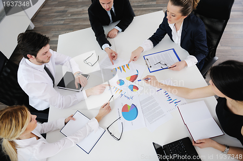 Image of business people in a meeting at office