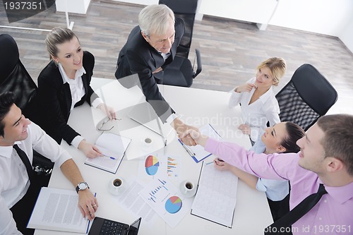 Image of business people group on meeting