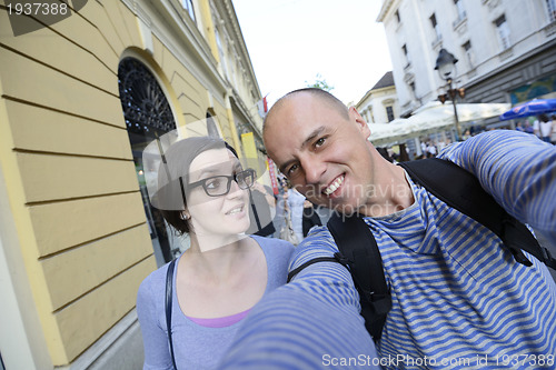 Image of happy couple travel