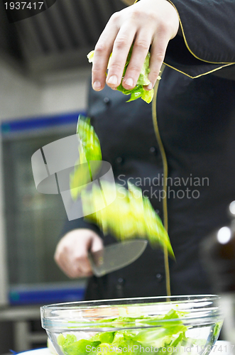 Image of chef preparing meal