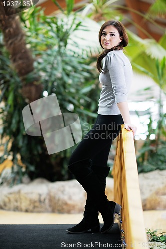 Image of portrait of a beautiful young woman