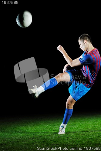 Image of football player in action