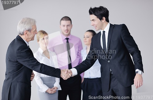 Image of business people group on meeting