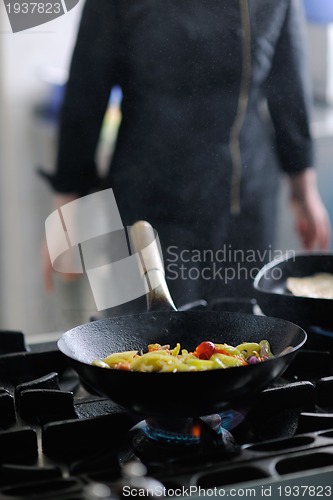Image of chef preparing meal