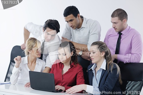Image of business people group on meeting