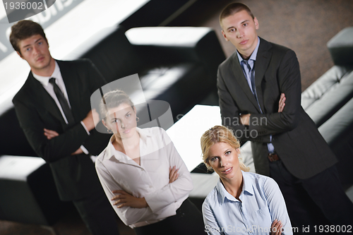 Image of business people in a meeting at office