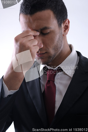 Image of depressed business man