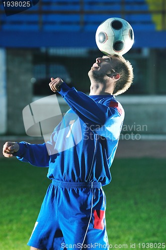 Image of football player in action