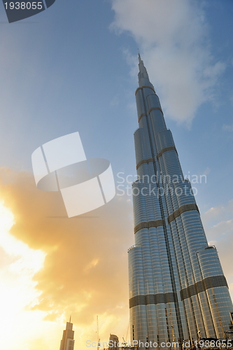 Image of dubai burj khalifa skyscraper