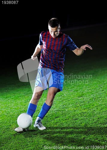 Image of football player in action