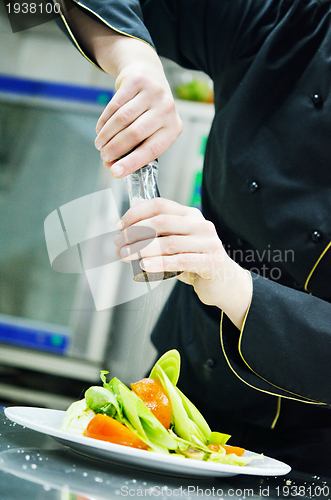 Image of chef preparing meal